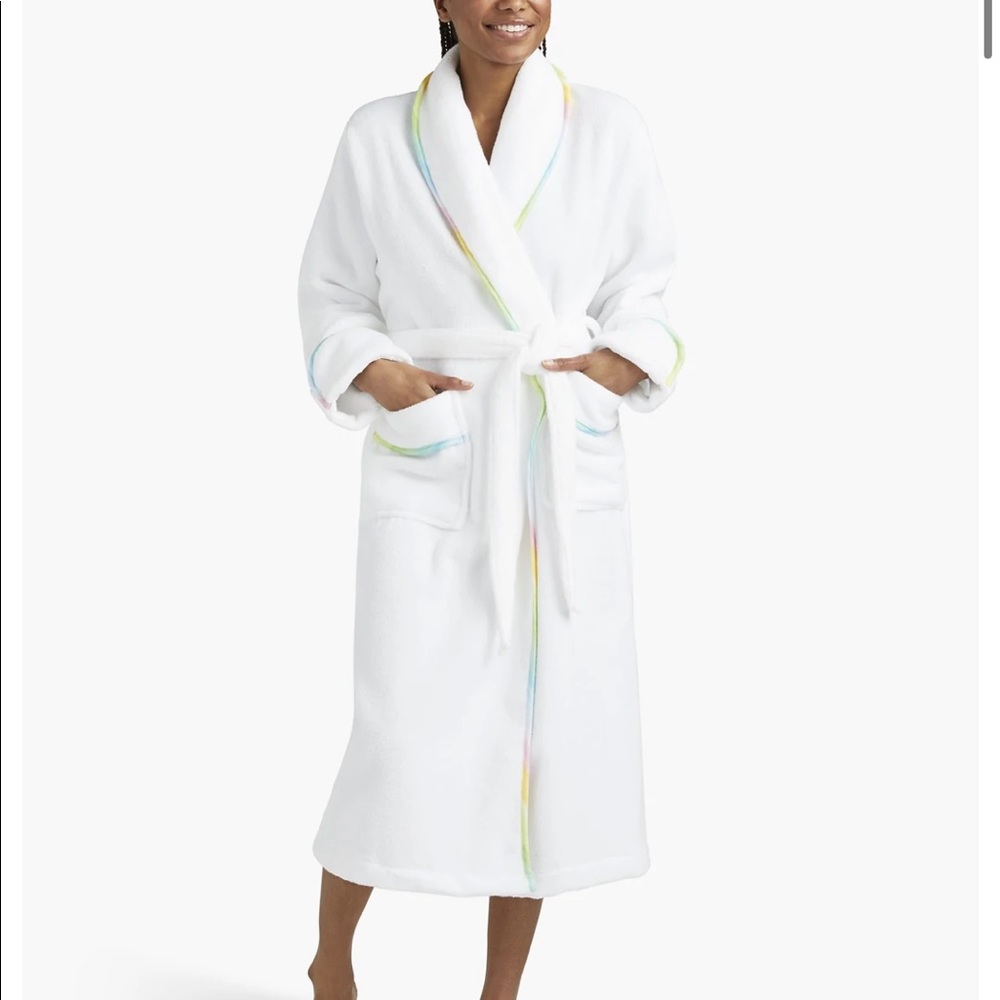 Hill House Home plush rainbow robe in size S/M, barely used, perfect condition